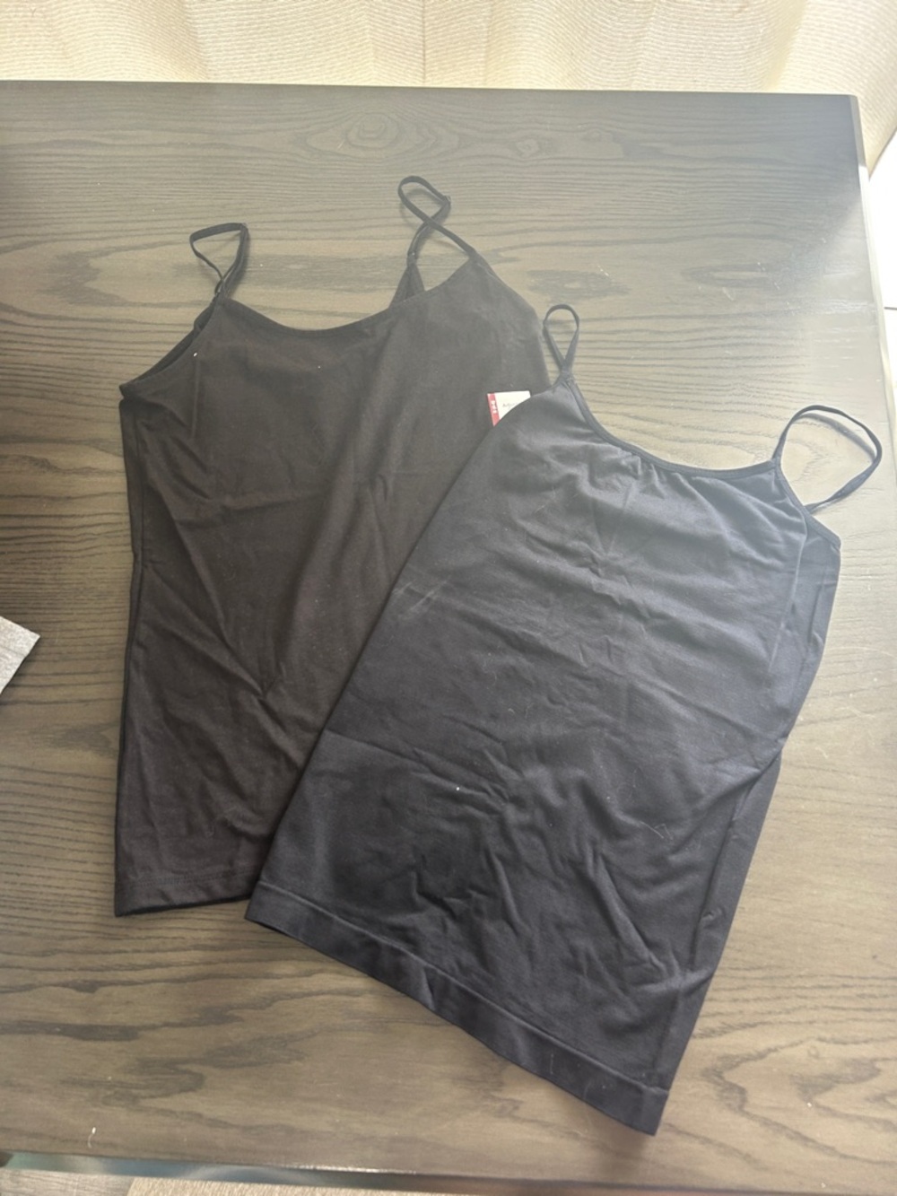 Black Stretch Camisole Set - 2 Pack Time and Tru and Tarea